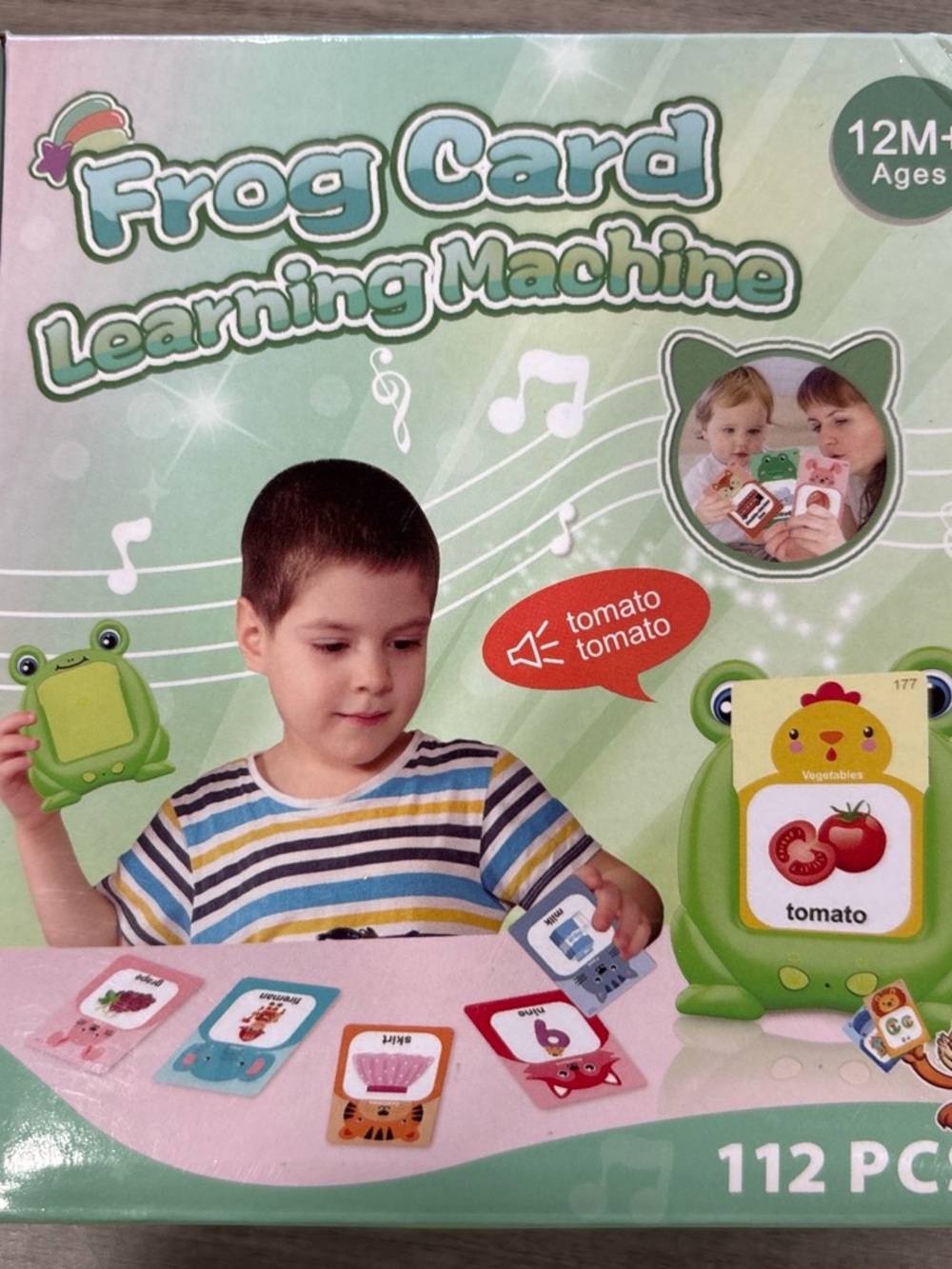 Frog Card Learning Machine - Green Interactive Kids Toy